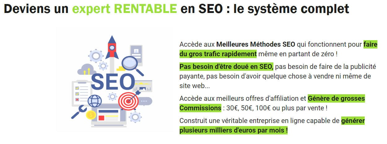 SEO formation référencement avancée