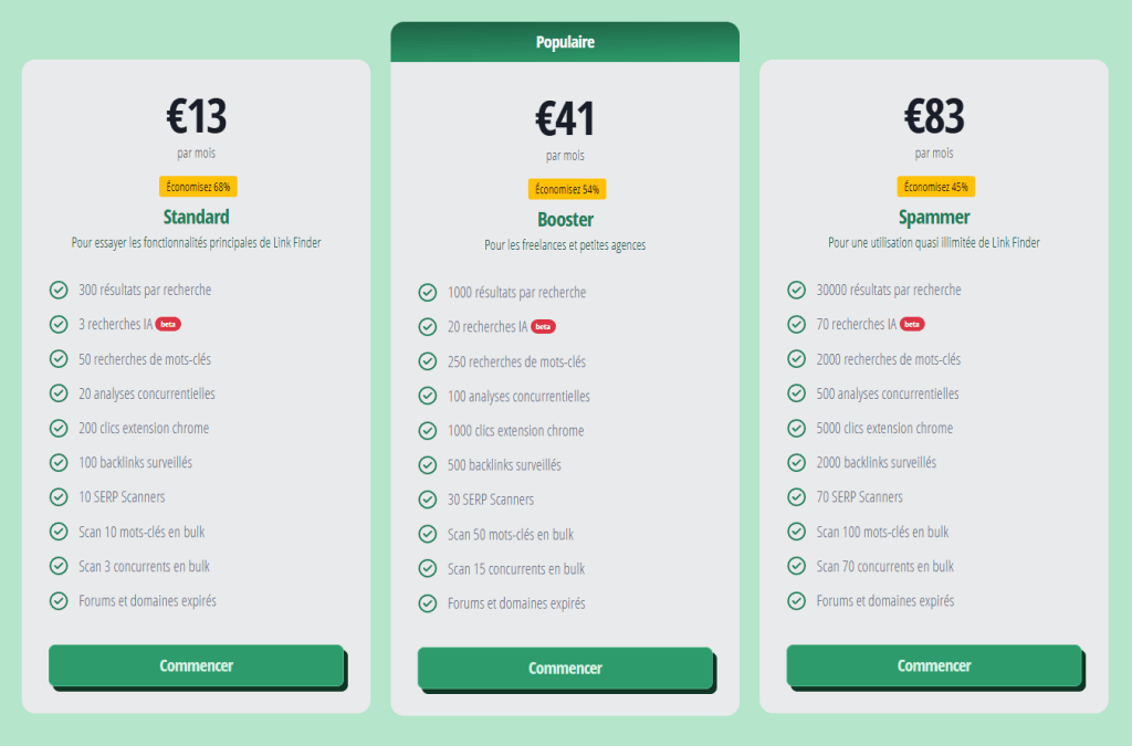 code promo Link Finder